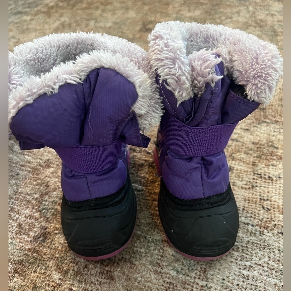 Kamik Purple and Black Winter Boots Size 6